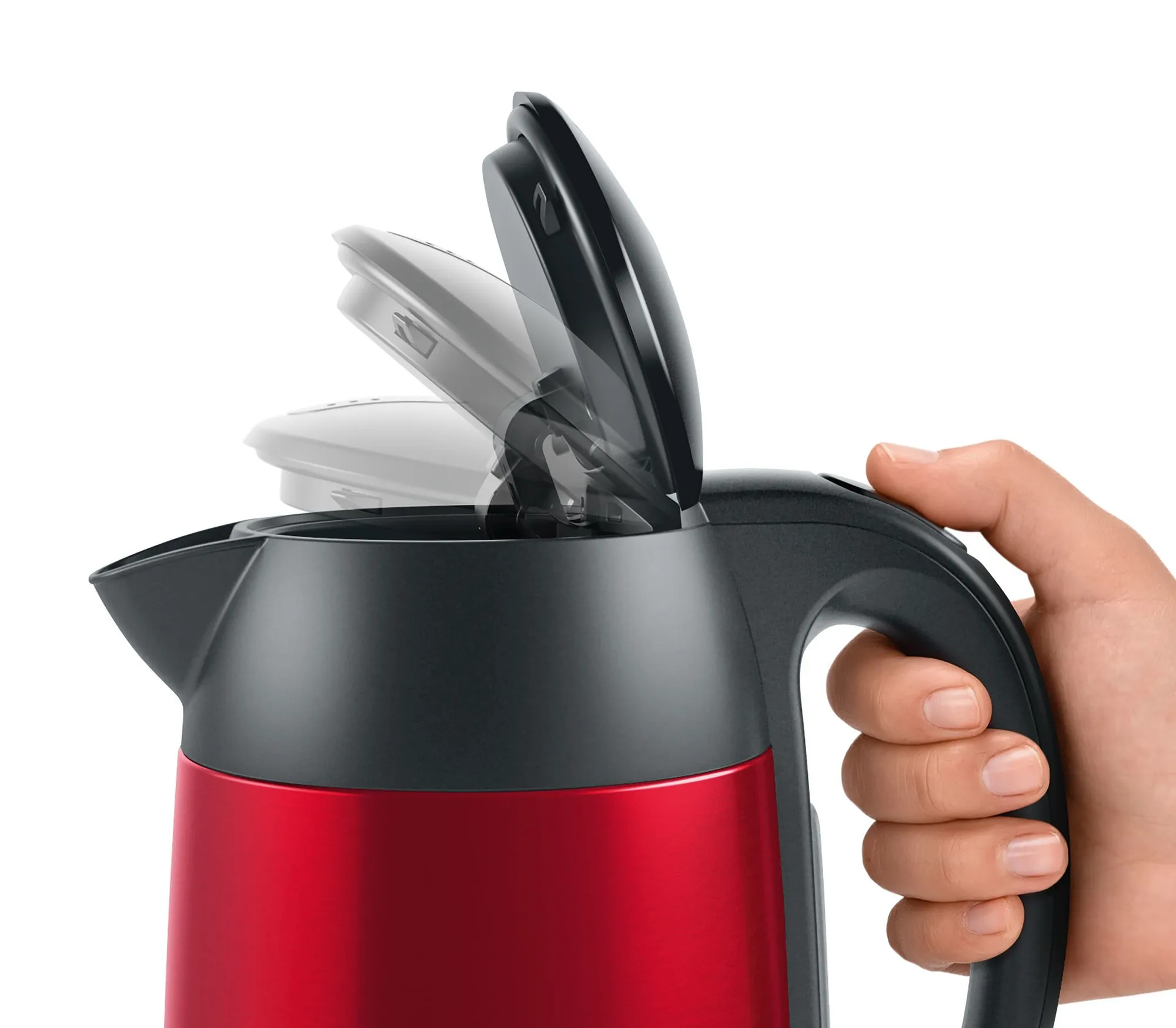 Bosch DesignLine TWK3P424 - vattenkokare, r&ouml;d