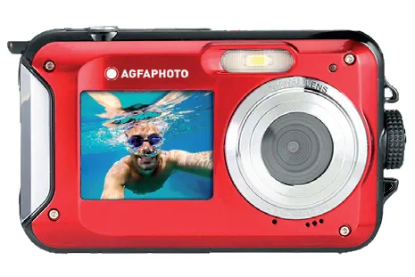 AgfaPhoto Realishot WP8000 - waterproof digital camera, red