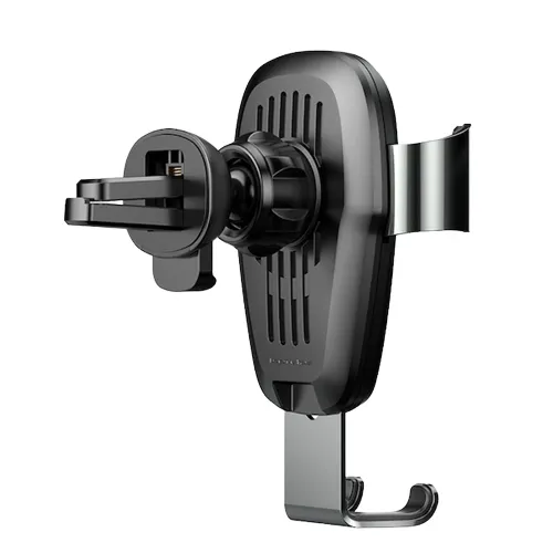 Baseus Metal Wireless Charger Gravity Car Mount for Smartphones, black