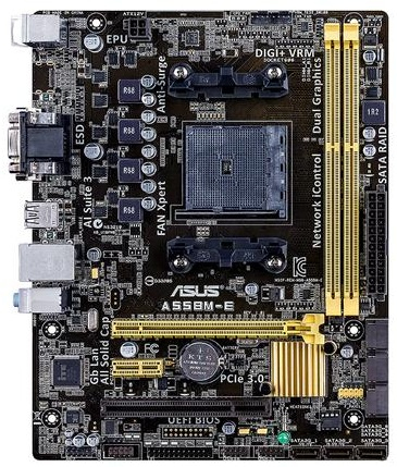 Asus A55BM-E, AMD A55 Socket FM2, mATX