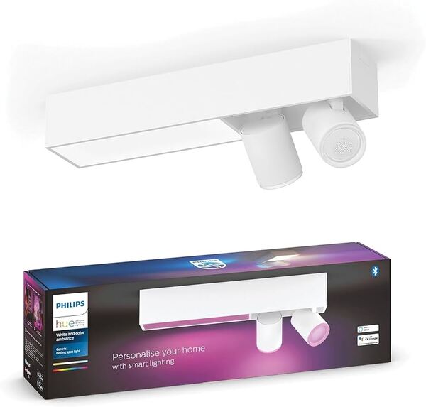 Philips Hue Centris 4-spotlight Ceiling Light (White and Color Ambiance), white