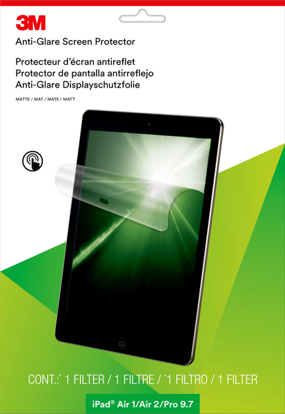 3M Anti-Glare Screen Protector for  iPad Air 1/2/Pro 9.7