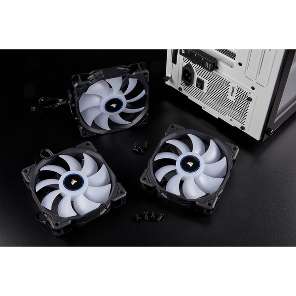 Corsair Fan, AF120, LED Red, 120mm, Triple Pack - Fan