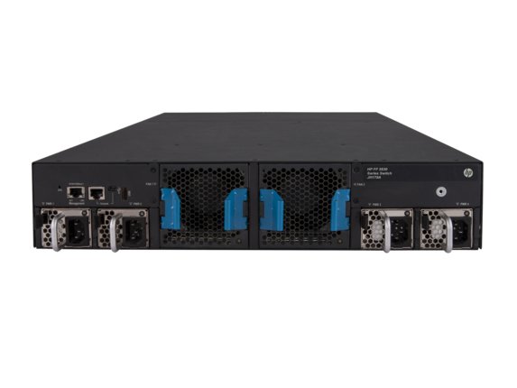 HPE  Flex Fabric  5930-4Slot top-of-rack (ToR) data center switch.  4  open module slots and 4 empty power supply slots 2 empty fan tray slots. Order 650W 230 V