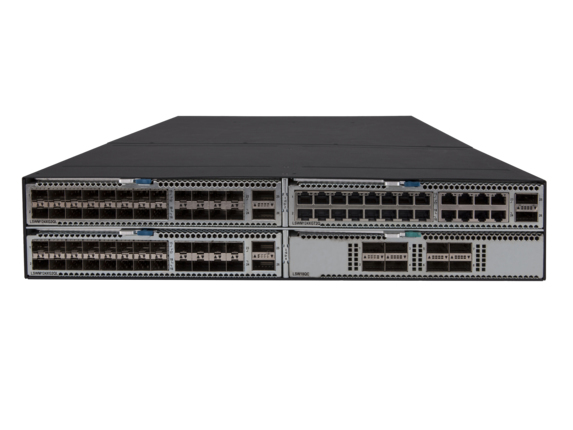 HPE  Flex Fabric  5930-4Slot top-of-rack (ToR) data center switch.  4  open module slots and 4 empty power supply slots 2 empty fan tray slots. Order 650W 230 V