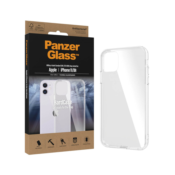 PanzerGlass HardCase, iPhone 11/XR -suojakuori, L&auml;pin&auml;kyv&auml;