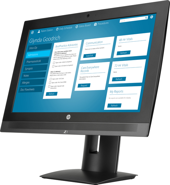 HP Workstation Z1 G3 - Kaikki yhdess&auml; - 1 x Xeon E3-1225V5 / 3.3 GHz - RAM 8 Gt - SSD 256 Gt - HP Z Turbo Drive G2, NVM Express (NVMe) - Quadro M1000M - GigE -