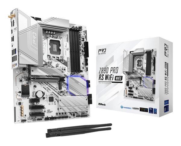 ASRock Z890 Pro RS WiFi 6E White LGA1851 ATX - motherboard