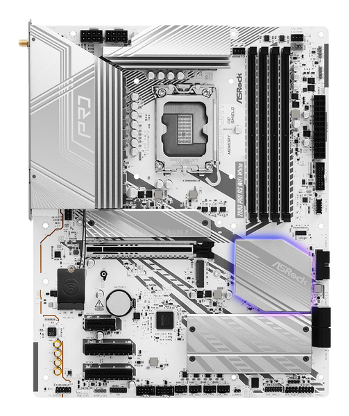 ASRock Z890 Pro RS WiFi 6E White LGA1851 ATX - motherboard