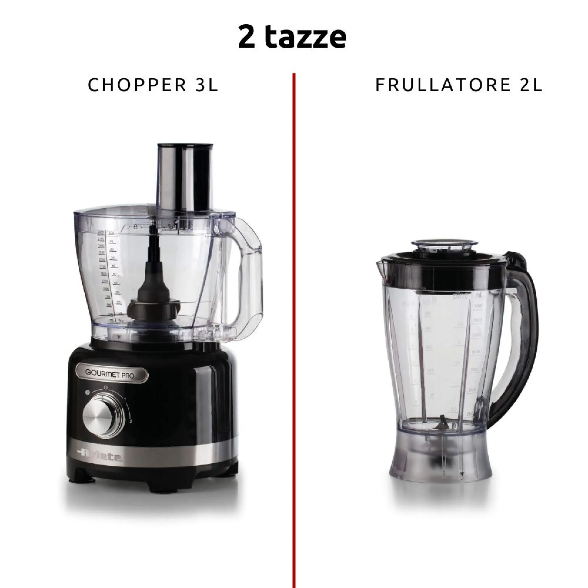 ARIETE Gourmet Pro Moderna 00C178202AR0 1000 W 2 l blender, svart