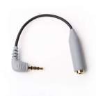 BOYA Smartphone TRRS Adapter, 3,5 mm TRS till 3,5 mm TRRS, skärmad kab