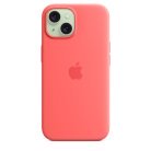 Apple iPhone 15, MagSafe - silicone case, Guava