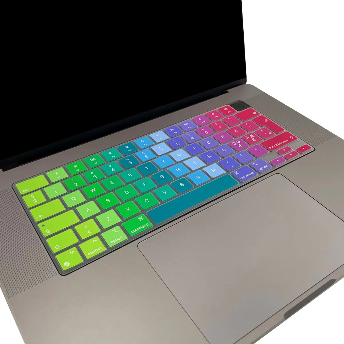 Philbert KB Cover MacBook Pro/Air 13-14-16 2021-2022 Rainbow Nordic