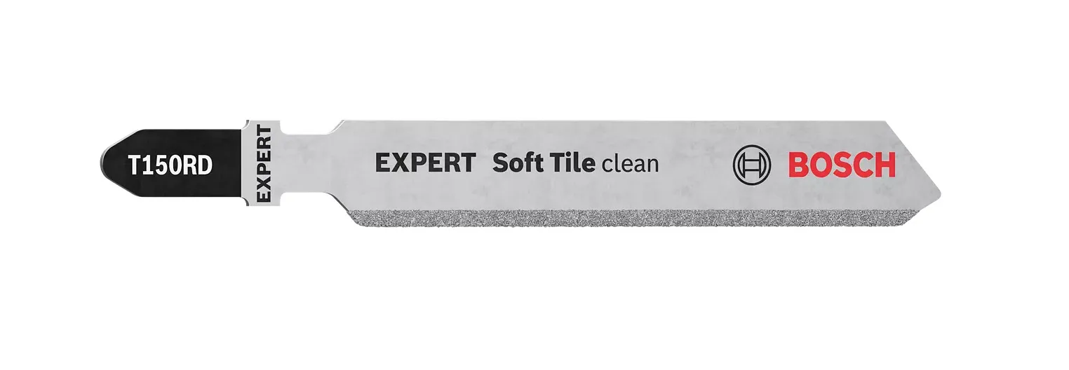 Bosch EXPERT Jigsaw Blades T150RD 3pcs Soft Tile clean