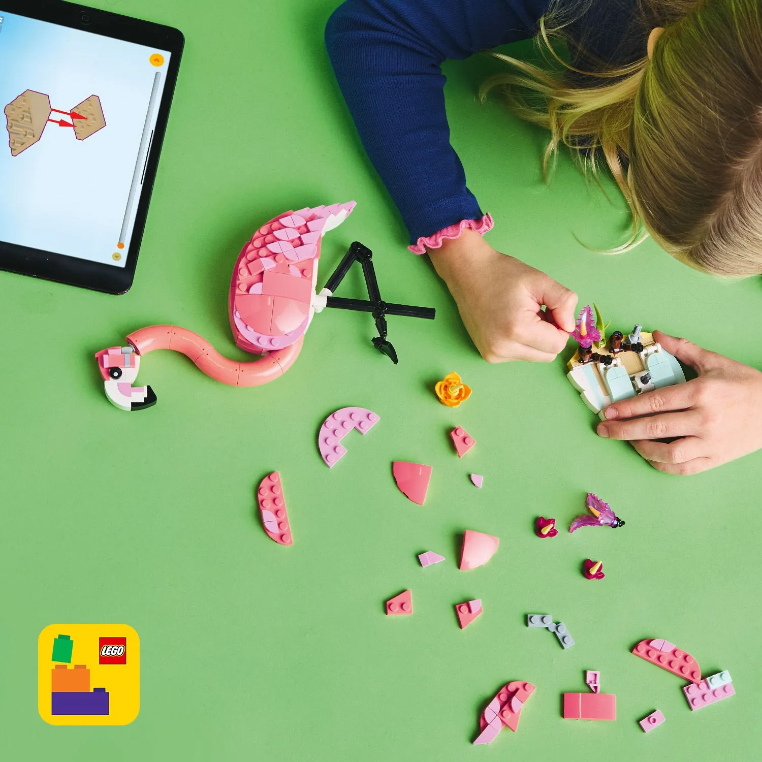 LEGO Creator 3in1 Vilda djur: Rosa flamingo 31170