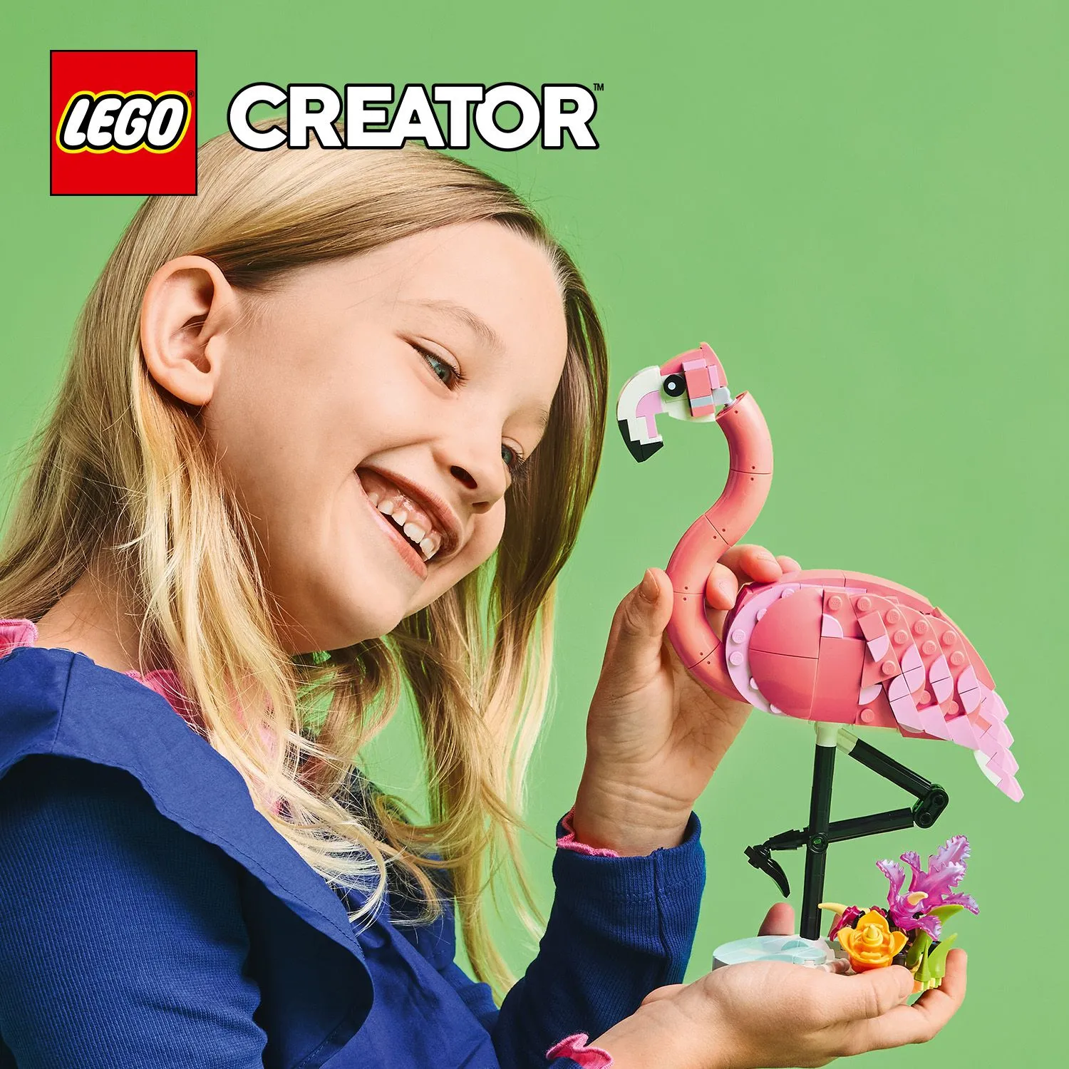 LEGO Creator 3in1 Vilda djur: Rosa flamingo 31170
