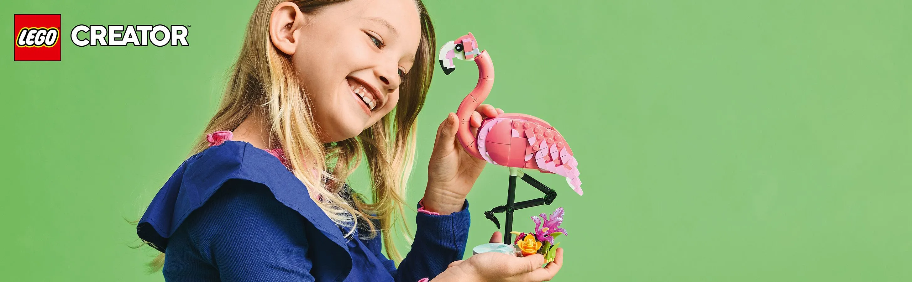 LEGO Creator 3in1 Vilda djur: Rosa flamingo 31170