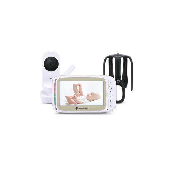 Motorola VM45 Connect 5" Wi-Fi Video Baby Monitor, White