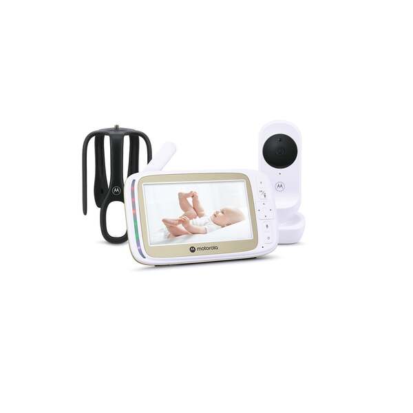 Motorola VM45 Connect 5" Wi-Fi Video Baby Monitor, White