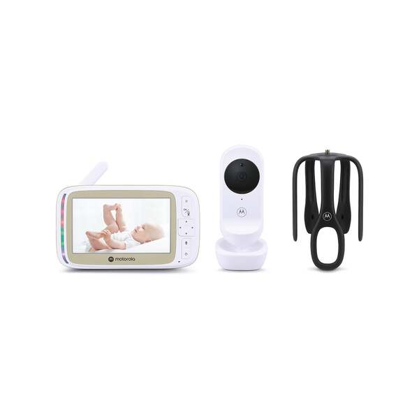 Motorola VM45 Connect 5" Wi-Fi Video Baby Monitor, White