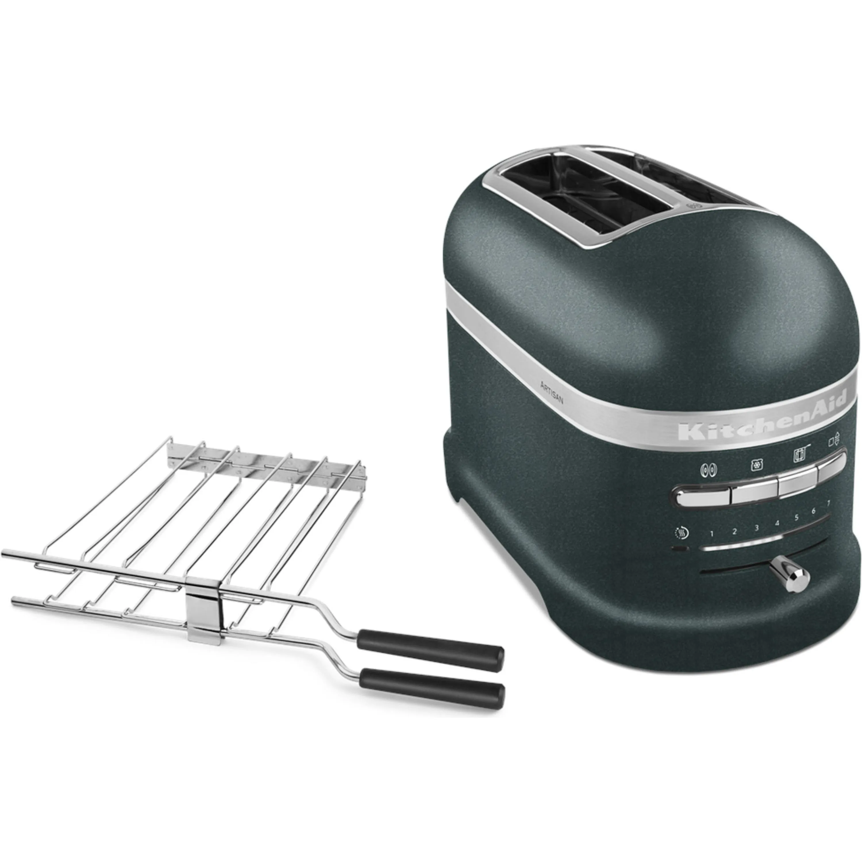 KitchenAid Artisan 5KMT2204EPP br&ouml;drost, 2 skivor, Pebble/Rostfritt st&aring;l
