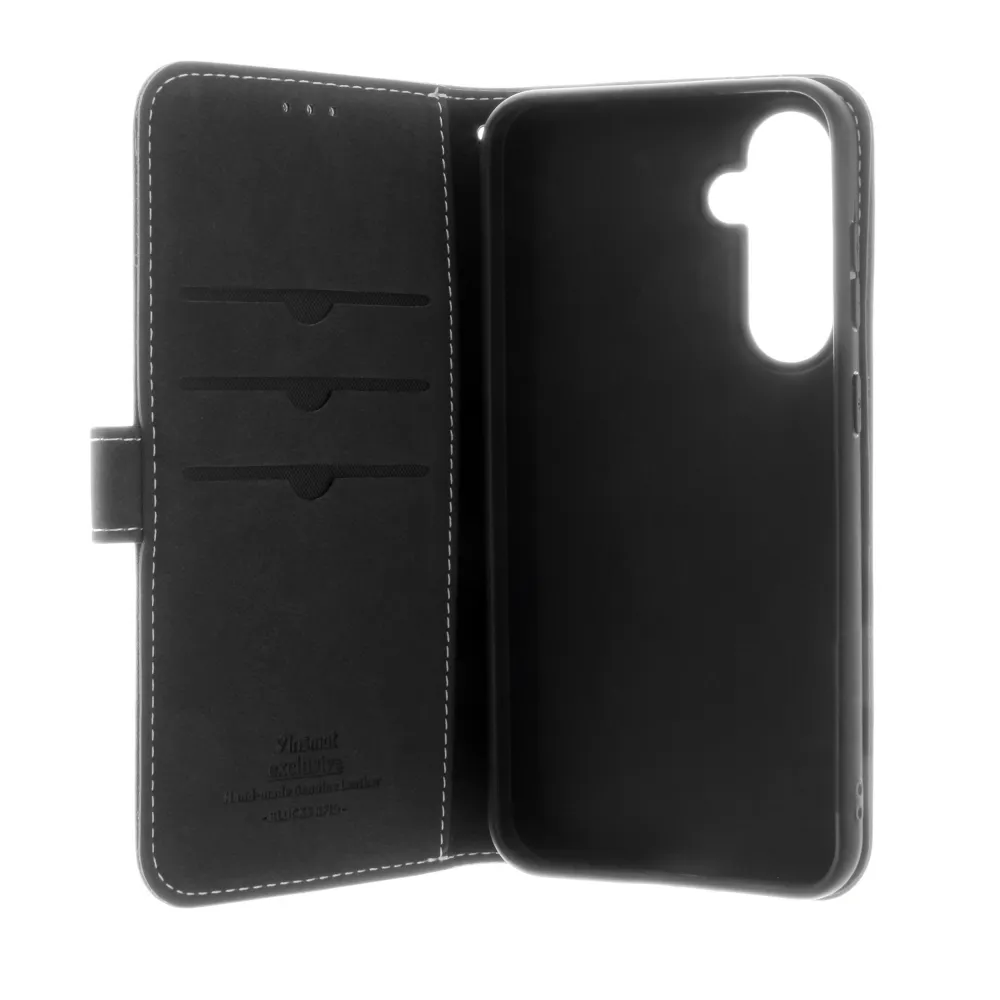 Insmat Flip Case, Galaxy S23 FE - plånboksfodral, Svart Insmat Flip Case, Galaxy S23 FE - plånboksfodral, Svart