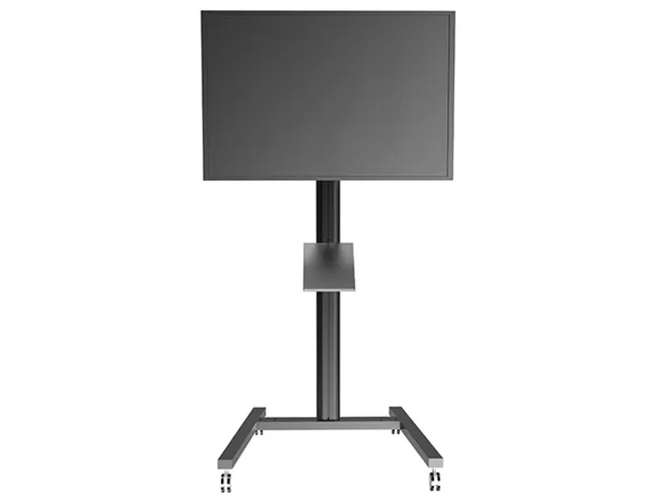 Multibrackets M A4 Broschure Shelf Floorstand - Asennuskomponentti (hylly) - musta - lattiajalustaan asennettava