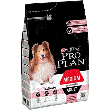 Purina Pro Plan Medium Adult Sensitive Skin Salmon, Koiran kuivaruoka, 14 kg