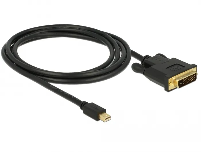Delock Kabel mini DisplayPort 1.1 Stecker > DVI 24+1 Stecker 2 m