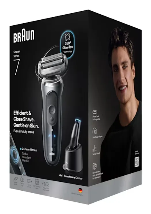 Braun Series 7 72-C7200cc Wet&amp;Dry -parranajokone, musta