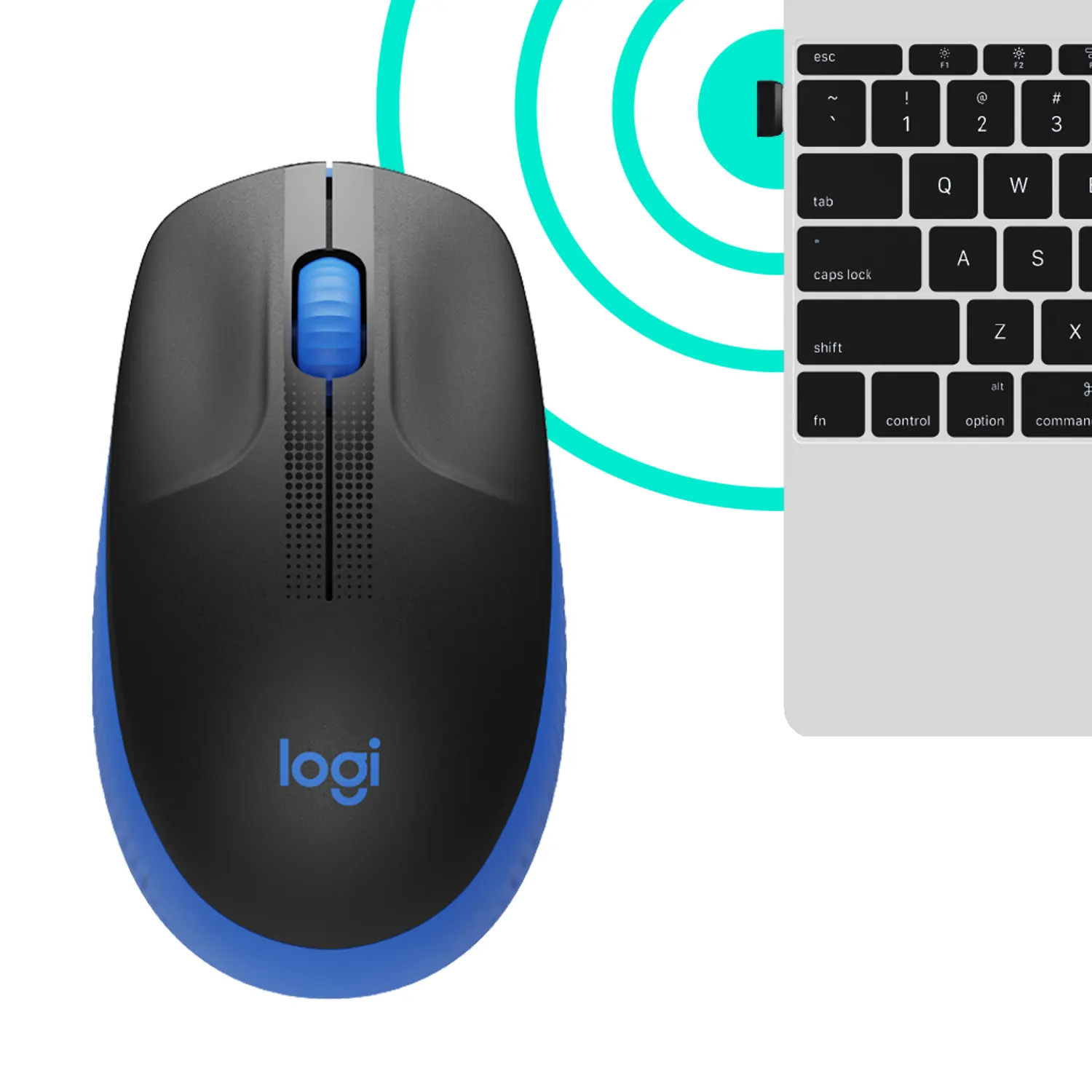 Logitech M190 -langaton hiiri, sininen