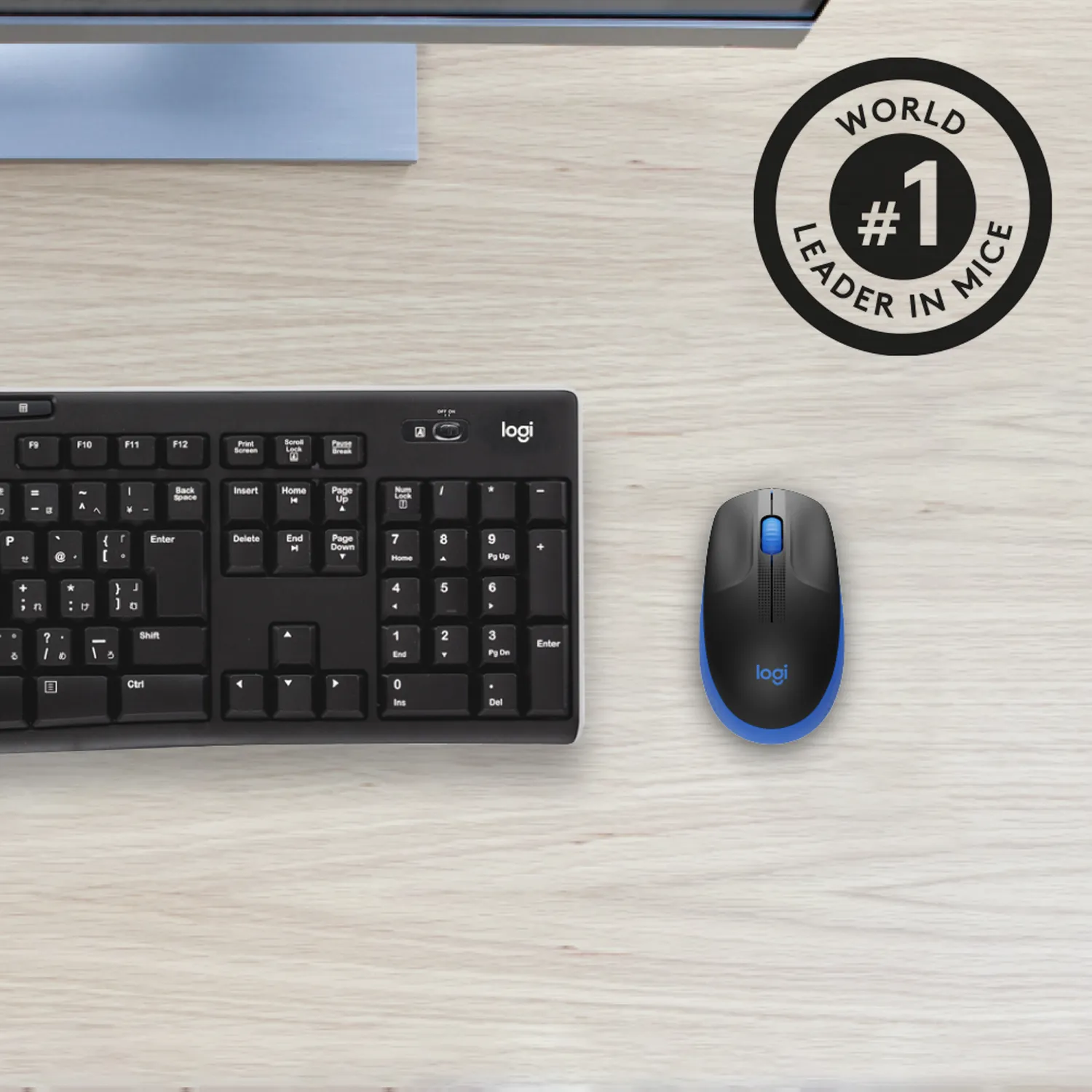 Logitech M190 -langaton hiiri, sininen
