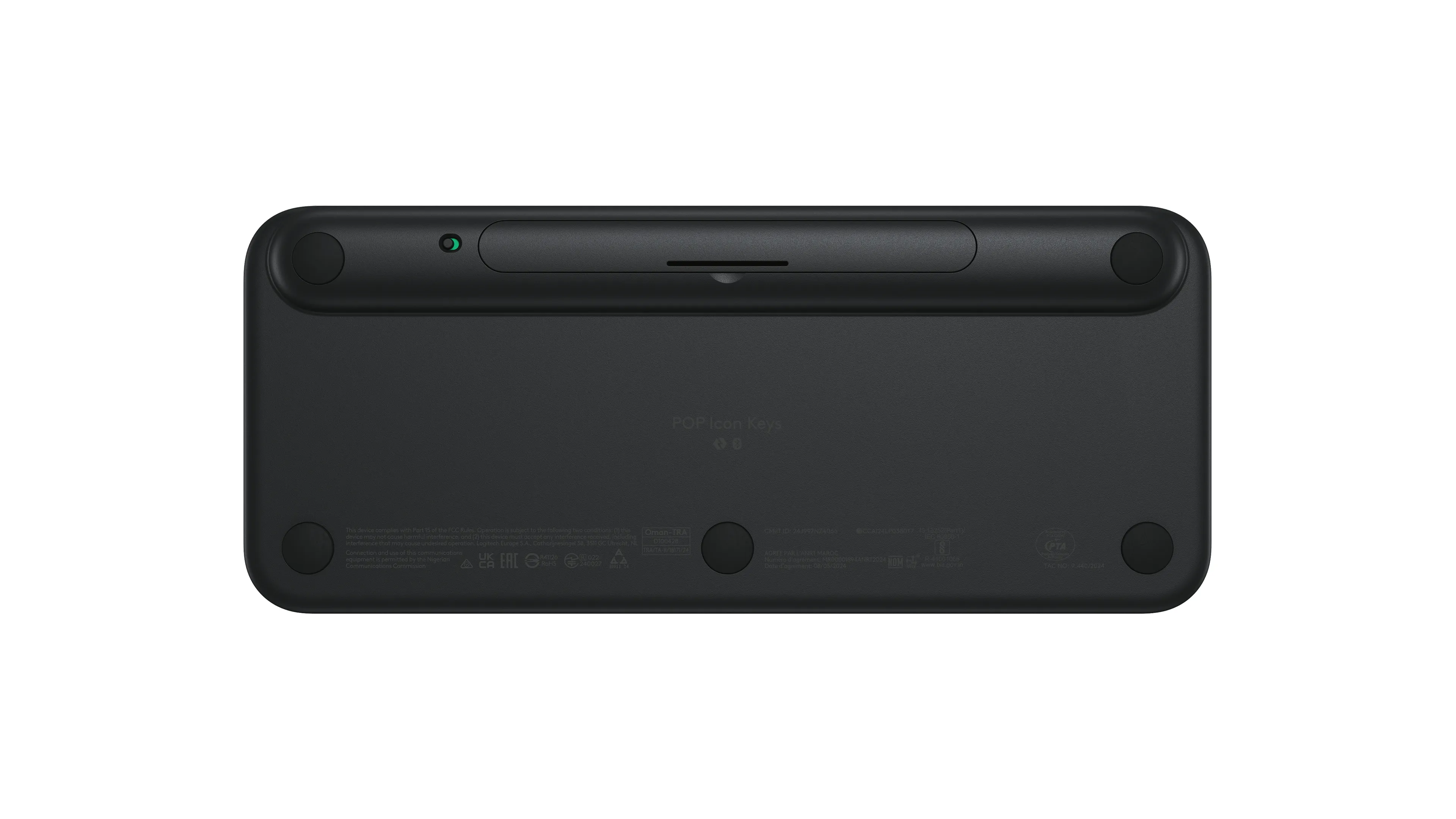 Logitech POP Icon Keys tr&aring;dl&ouml;st tangentbord, grafit