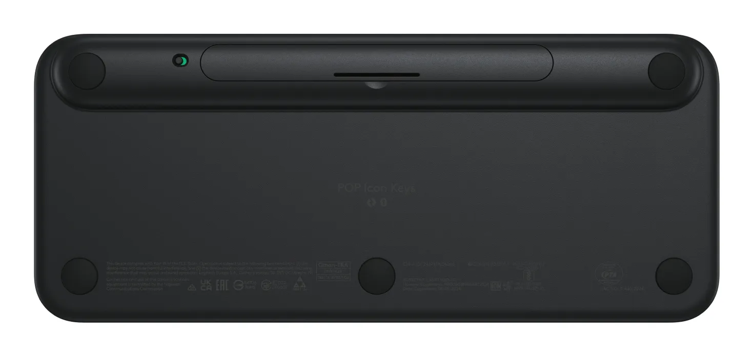 Logitech POP Icon Keys tr&aring;dl&ouml;st tangentbord, grafit