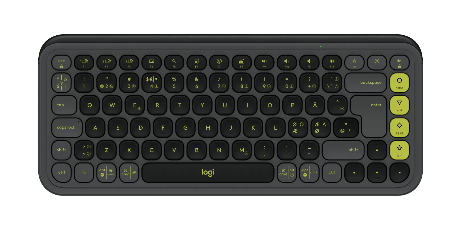 Logitech POP Icon Keys tr&aring;dl&ouml;st tangentbord, grafit