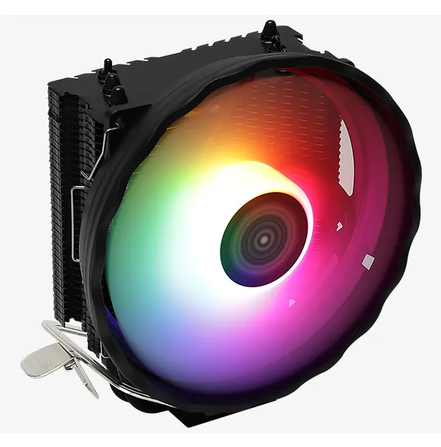 Aerocool PGS Rave 3 FRGB PWM 4P, 120 mm ARGB CPU Cooler, Black