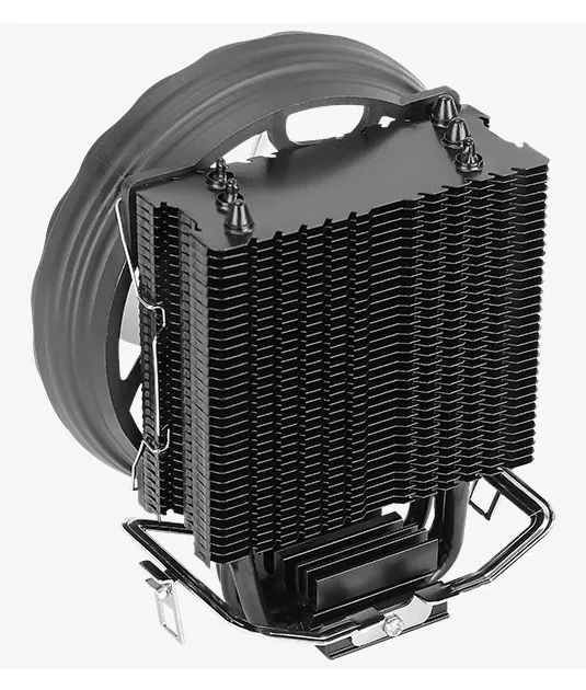 Aerocool PGS Rave 3 FRGB PWM 4P, 120 mm ARGB CPU Cooler, Black