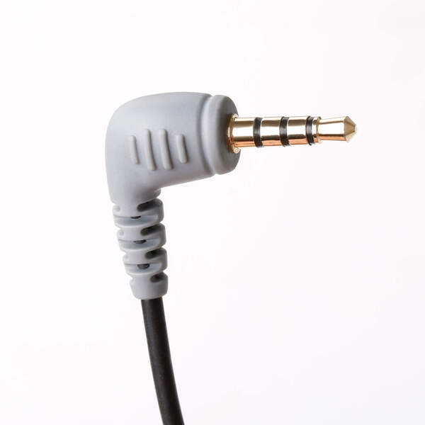 BOYA Smartphone TRRS Adapter, 3,5 mm TRS till 3,5 mm TRRS, skärmad kab