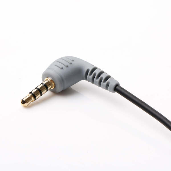 BOYA Smartphone TRRS Adapter, 3,5 mm TRS till 3,5 mm TRRS, skärmad kab
