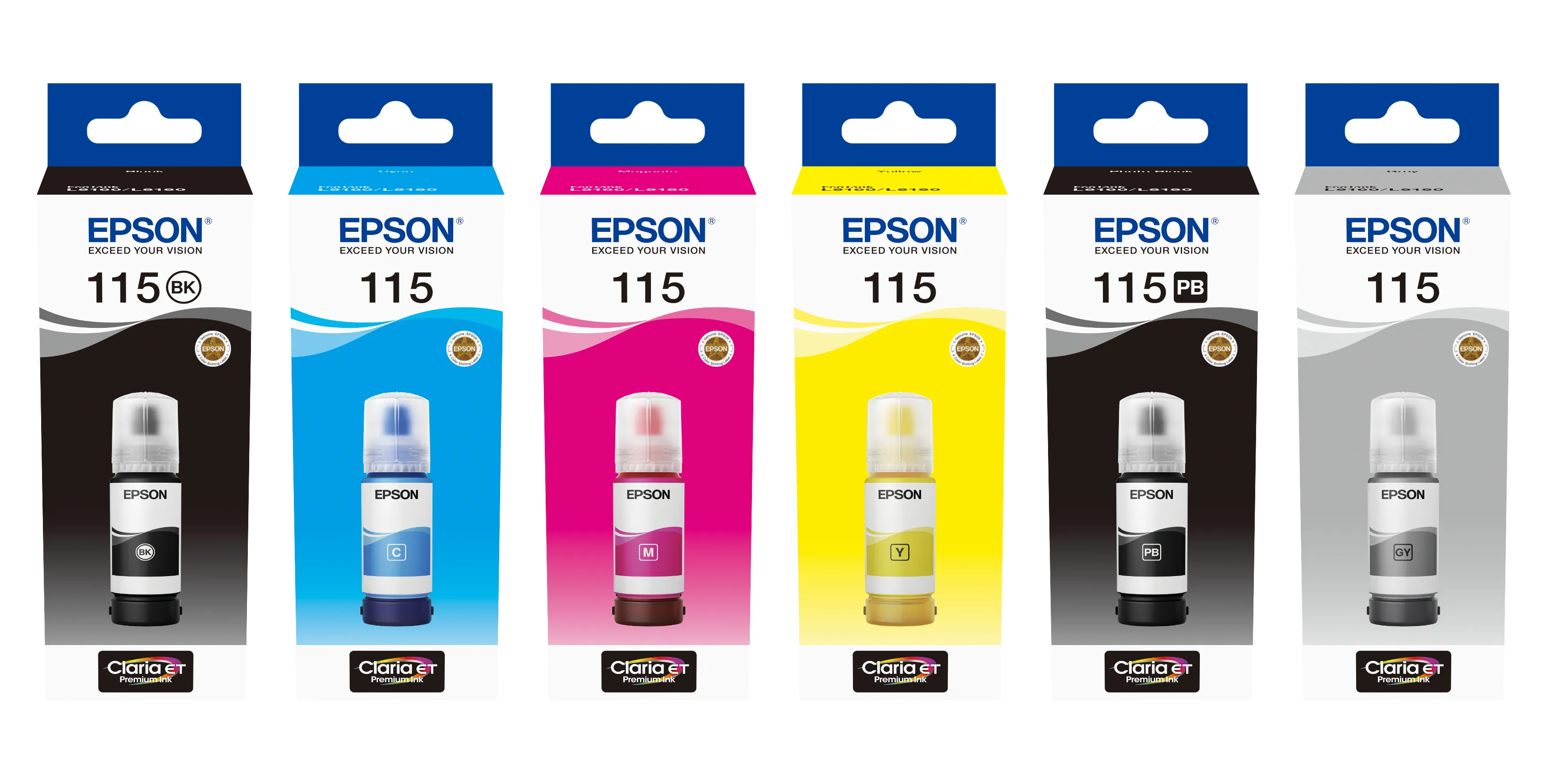 Epson EcoTank 115 ink bottle, 70 ml, Cyan