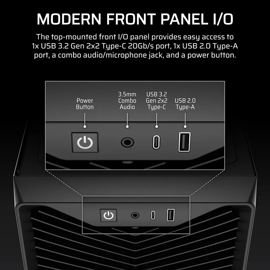 CORSAIR 3200D RS Midi-Tower Case with window, Black