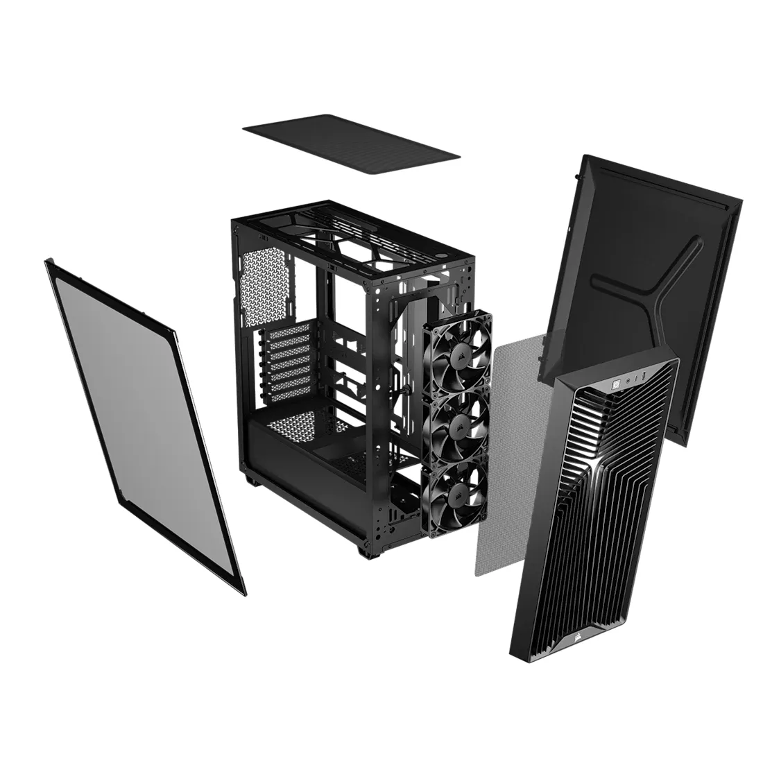 CORSAIR 3200D RS Midi-Tower Case with window, Black