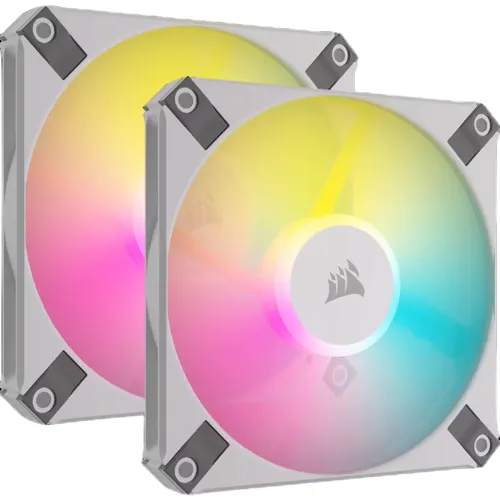 Corsair AF120 RGB Slim White Dual Pack, w/ Lightning Node Core