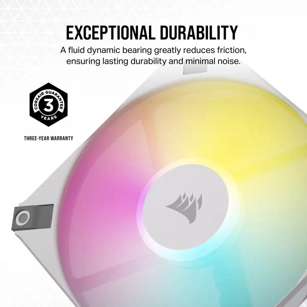 Corsair AF120 RGB Slim White Dual Pack, w/ Lightning Node Core