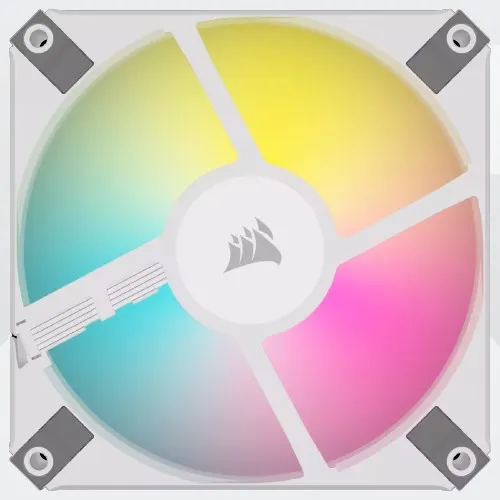 Corsair AF120 RGB Slim White Dual Pack, w/ Lightning Node Core