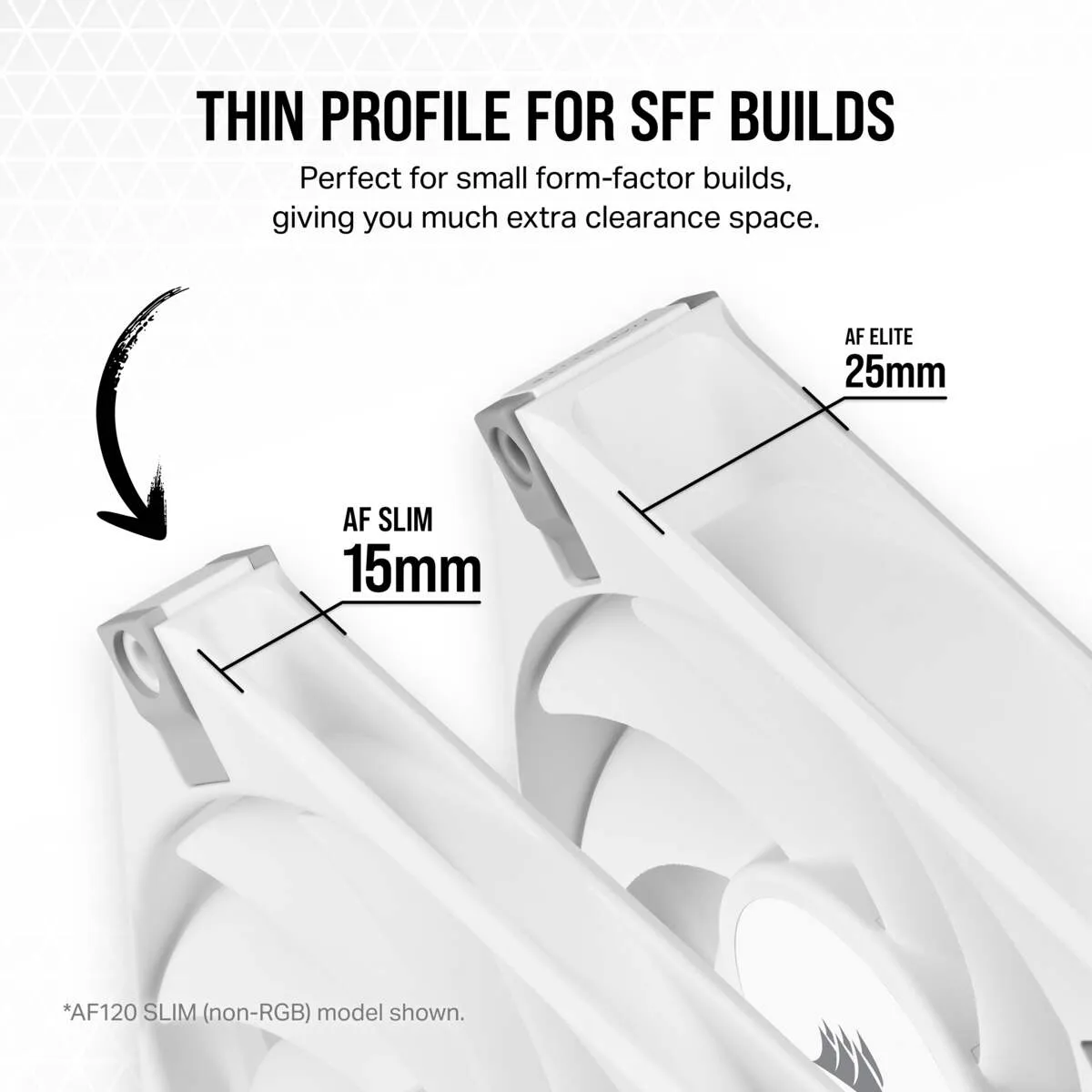 Corsair AF120 RGB Slim White Dual Pack, w/ Lightning Node Core