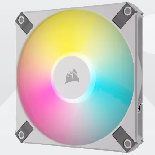 Corsair AF120 RGB Slim White Dual Pack, w/ Lightning Node Core