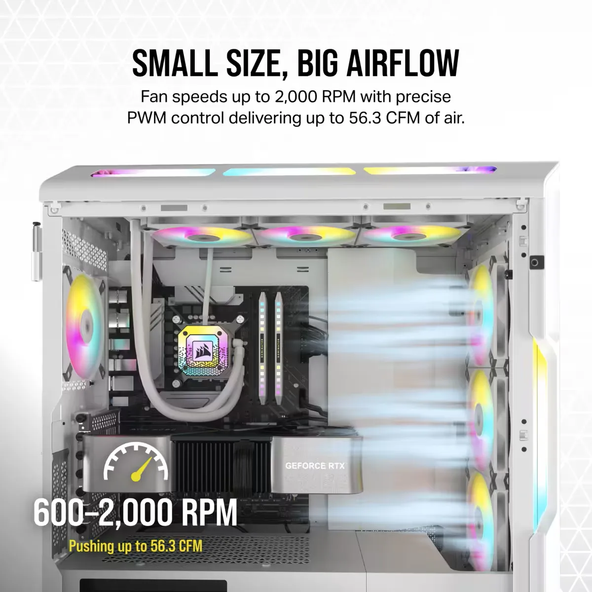 Corsair AF120 RGB Slim White Dual Pack, w/ Lightning Node Core