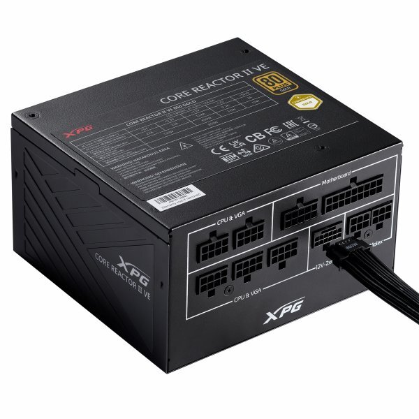 A-DATA XPG CORE REACTOR II VE 850W - n&auml;taggregat, 80 Plus Gold