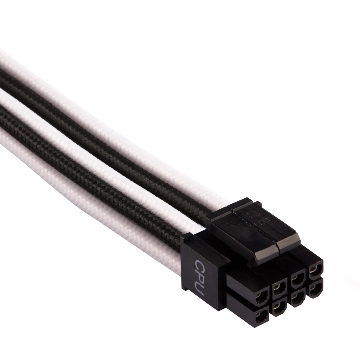 Cors. EPS12V CPU Cable Gen 4 Indiv. Sleeved, Type 4, WT/BK